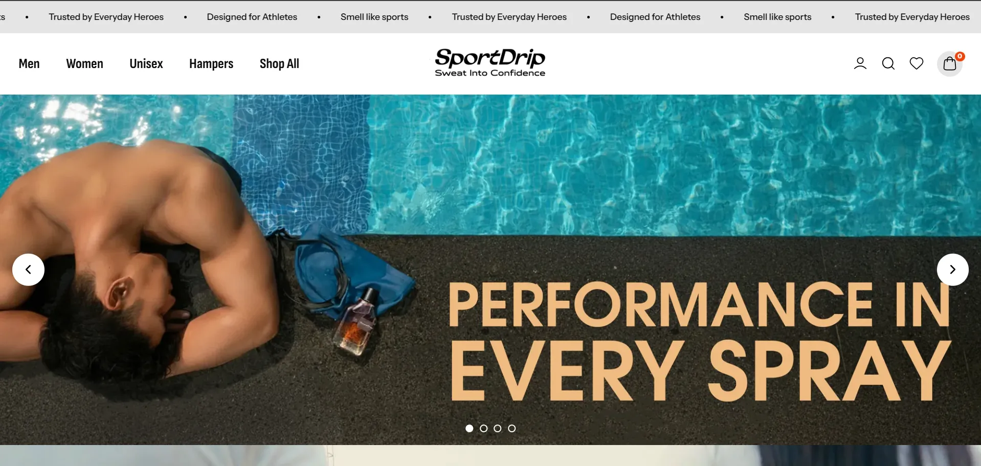 SportDrip Fragrance Store Shopify Customization